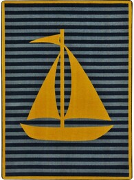 Joy Carpets Kid Essentials Following Seas Yellow